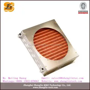 Placa de intercambiador de calor de aletas de aluminio soldado