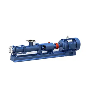 Good mini mono helical grease single screw pump for chemical food