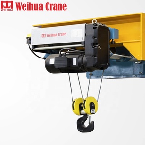 Weihua ND Model Overhead Crane Digunakan Eropa 2 3 10 Ton Electric Wire Rope 5000Kg Kapasitas Kabel Hoist Harga - Product Image 1