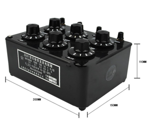 Resistencia Rotatoria de Década Variable Gelsonlab HSPE104, Resistencia Ajustable de Precisión CC, Interruptor de Perilla para Laboratorio, de 0.1R a 111.1110MR - Product Image 2