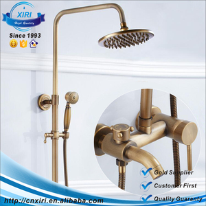 Brass European Style Antique Solid Brass Rain Shower Set Shower Faucet <strong>Bathroom</strong> ST9002 - Product Image 3