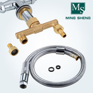 American Style Industrial <strong>Kitchen</strong> <strong>Shower</strong> Single Hole Flexible <strong>Kitchen</strong> Faucet with Sprayer - Product Image 3