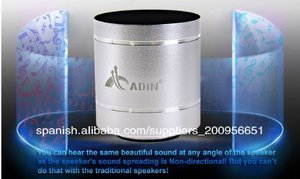 Adin b1bt bluetooth recargable omni- direccional 10w vibraciones del altavoz para ipad/iphone reproductor portátil de altavoces - Product Image 1