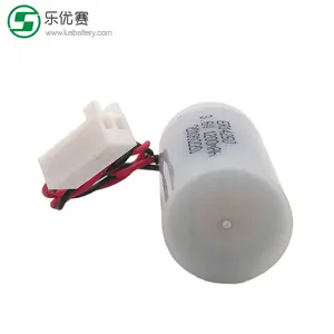 Bateria de lítio ER14250 1/ER 2AA Tamanho 3.6V 1200 mAh 14250 para medidores De Água, medidores de Gás