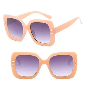 DLL5187 2020 New Fashion Large Frame Square Fancy Sunglasses Women