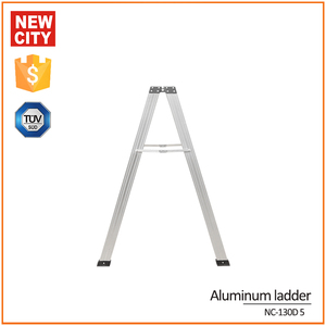 Scala pieghevole A <span class=keywords><strong>doppio</strong></span> gradino laterale in alluminio per uso domestico scala pieghevole in alluminio con telaio A scala larga A 5 gradini - Product Image 3