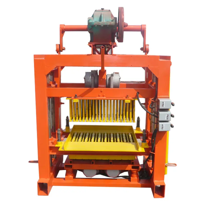 QTJ4-40 macchina manuale per mattoni cavi in Cemento macchina per la produzione di blocchi in calcestruzzo prezzo macchina manuale per blocchi compressi Cemento En perù