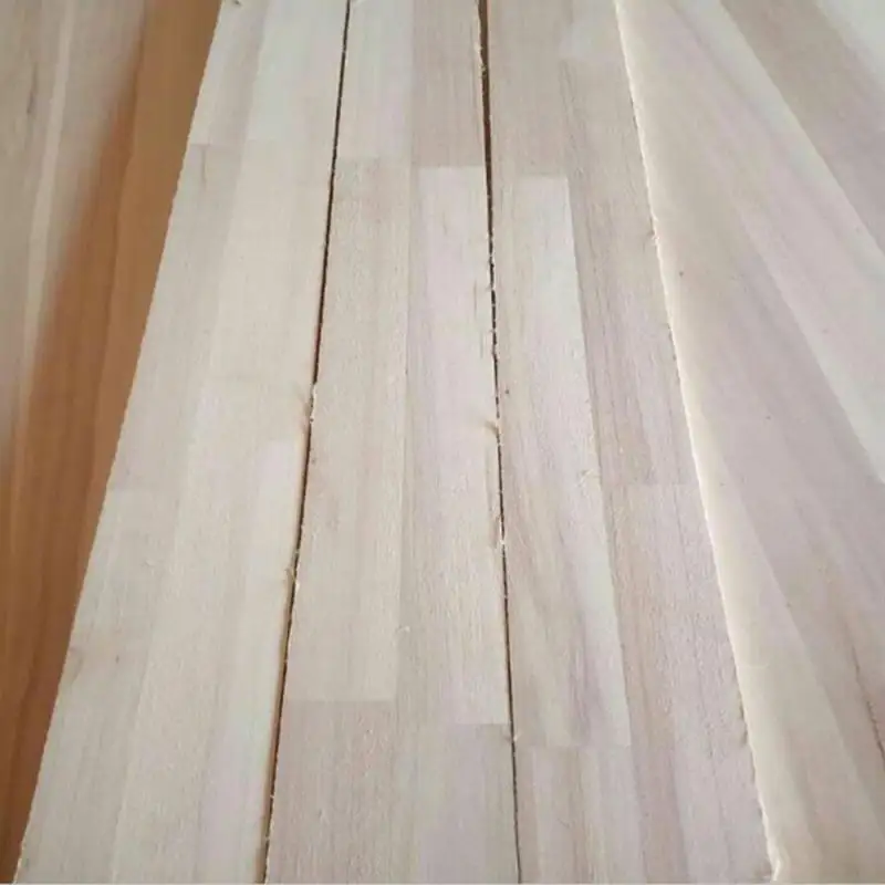 Paulownia Lining Board Finger Joint Wood Plate for Door Lining Wall Paneling