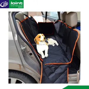 Capa de assento de carro para cachorros, capa com faixas laterais, rede, capa de assento