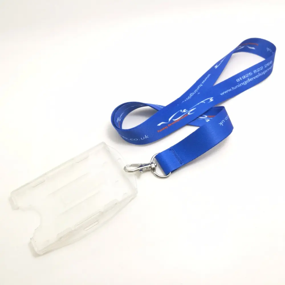 high quality plastic badge holder lanyard with special design