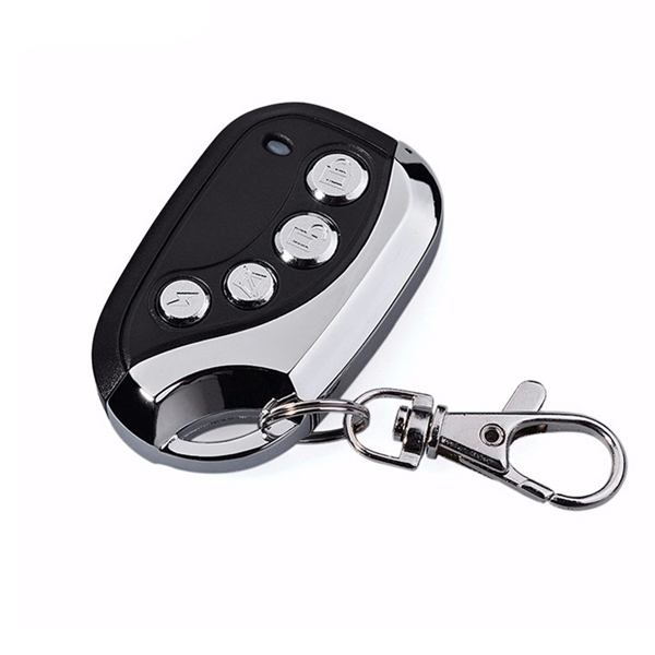 Wireless Cloning Remote Control Key Fob Duplicator 433MHz RF Fixed Car Garage Door Learning & Rolling Code 100m Made Metal ABS
