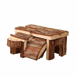 Sols de jeu en bois de pin naturel Non toxique, maison de <span class=keywords><strong>Chinchilla</strong></span>, pour hamster, conception personnalisée avec livraison gratuite - Product Image 2