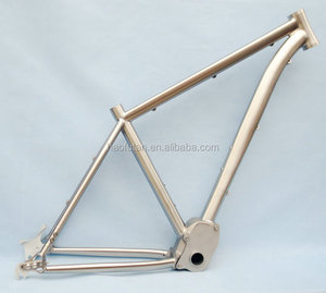 Có Thể Điều Chỉnh Thả Ra Titanium Trekking Khung Vành Đai Ổ Đĩa Splitter Và Rohloff Trượt Dropouts Titanium Bike Khung - Product Image 3