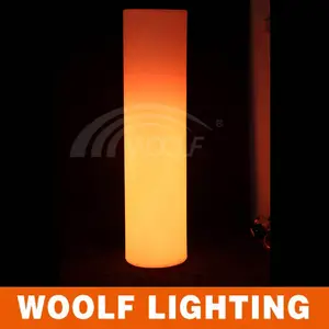 Glowing LED light decorative pillar for event party decoration/lighted pillar column for wedding