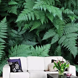 ZHIHAI beautiful green plants print pvc interior decorative wall panels