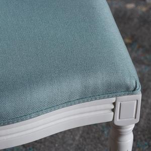 Tissu velours blanc à dos rond, chaise de mariage, chaise de salle à manger en bois massif pour événement de mariage, meubles d'hôtel, vente en gros - Product Image 5
