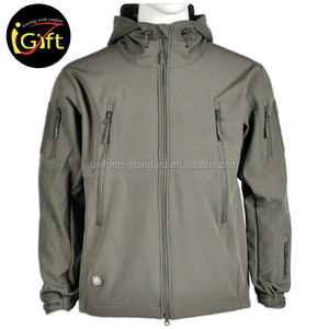 Col de Baseball pour hommes, veste coquille souple, personnalisée, noir, mode hiver - Product Image 1