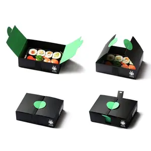 Tùy Chỉnh Thiết Kế Hộp Giấy Sushi Cho Takeaway Sushi Bao Bì