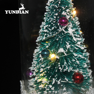 Vendita calda trasparente trasparente display cupola <span class=keywords><strong>di</strong></span> <span class=keywords><strong>vetro</strong></span> cloche natale luci led campana <span class=keywords><strong>di</strong></span> <span class=keywords><strong>vetro</strong></span> con base per la decorazione - Product Image 2