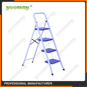 EN131 metal biblioteca escalera con medidas <span class=keywords><strong>de</strong></span> acero y disponible en 2 a 5 pasos, SF0604A - Product Image 2