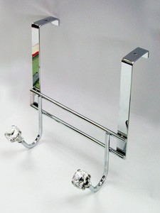 ตะขอแขวนเสื้อผ้าโลหะติดผนังพร้อมเพชรอะคริลิค - Product Image 2