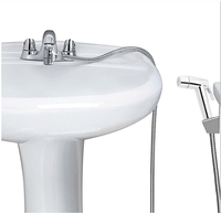Kit combiné de bidet portatif et douchette WC moderne de haute qualité pour salle de bain, idéal pour hôtels et appartements, pulvérisateur pour couches lavables