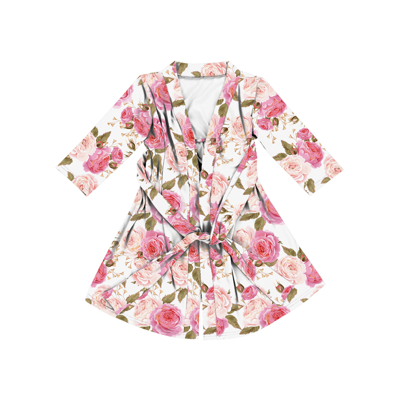 Детский халат с принтом, Детские хлопковые пижамы, детские пижамы из полиэстера