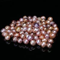 FEIRUN 12-13mm sans trou demi-trou edison baroque réel de culture d'eau douce d'eau douce perles de perles colorées