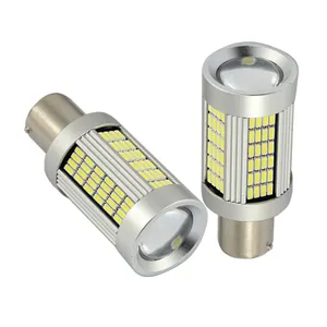 Bohlam Pengganti Lampu Halogen 55W 21W Led Terbalik Canbus Tidak Ada Kesalahan P21w 1156 BA15S 4014smd Lampu Belok Mobil Led