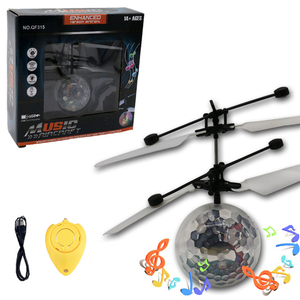 Sfera Volante con Sensore Luminoso RC LED, Aeromobile <span class=keywords><strong>a</strong></span> Induzione Infrarossi, Giocattolo <span class=keywords><strong>Telecomandato</strong></span>, Mini <span class=keywords><strong>Elicottero</strong></span> - Product Image 6
