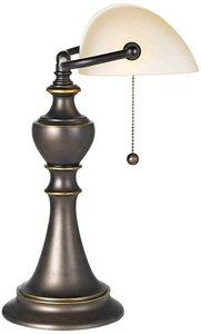M-1097 Traditional Antique Bronze Piano <strong>Banker</strong> Table <strong>Lamp</strong> for Office Table - Product Image 3
