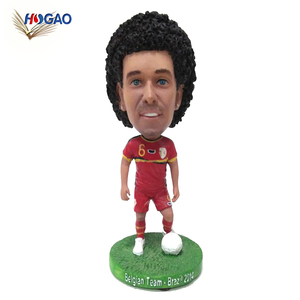 Copa del Mundo de fútbol jugador Bobblehead figuras Bobble Head por encargo para el salpicadero del coche - Product Image 1