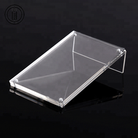 Jinlei cristal 8.5x11 suporte de parede, 4x6 acrílico, suporte de sinal com fitas adesivas duplas