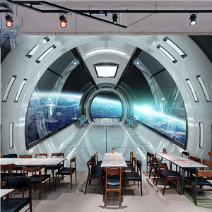 ZHIHAI Custom Space Night Sky Design di vendita calda nuova carta da parati decorativa di lusso - Product Image 6