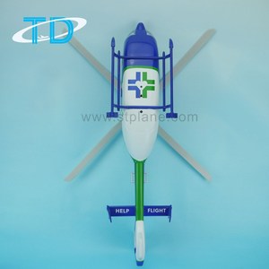 Résine Modèle EC-135 1:24 42cm Hélicoptère Jouet - Product Image 6