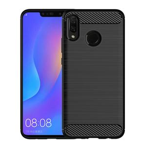 Custodia per <span class=keywords><strong>Telefono</strong></span> in Fibra di Carbonio Antiurto in TPU Morbido per <span class=keywords><strong>Huawei</strong></span> Nova 3i - Product Image 3