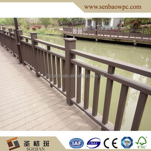 Installation facile résister à l'usure du support rampe main courante WPC tube de poteau carré - Product Image 4