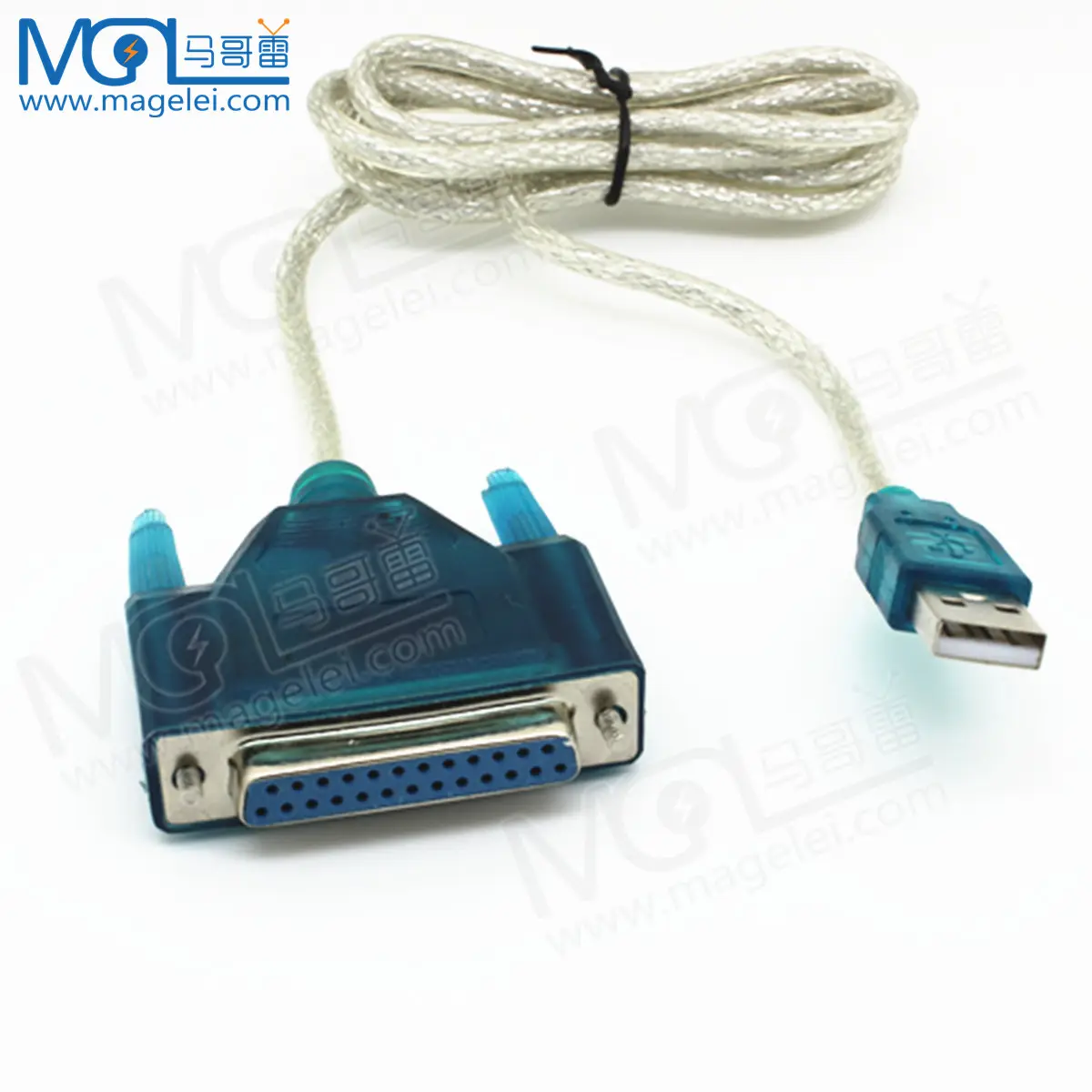 Adaptador de Cable de puerto paralelo para impresora, USB 2,0 a impresora DB25 de 25 pines