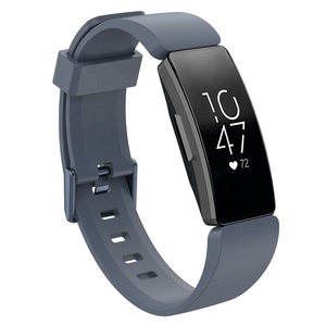 Bracelet de remplacement en silicone souple <span class=keywords><strong>pour</strong></span> femmes et hommes, bracelet de sport <span class=keywords><strong>pour</strong></span> <span class=keywords><strong>Fitbit</strong></span> Inspire & Inspire HR Fitness Tracker - Product Image 5