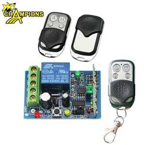 433 Mhz control remoto inalámbrico universal DC12V 10A 1CH relé módulo receptor y transmisor de <span class=keywords><strong>RF</strong></span> 433 Mhz control remoto - Product Image 3