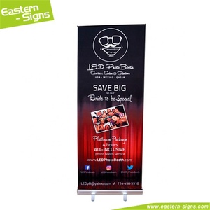 Bonne vente Base large pas cher prix Flex résistance au <span class=keywords><strong>vent</strong></span> Bases en alliage luxe Roll Up Banner Stand - Product Image 4