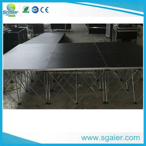 1 m x 2 m pliage portable stade <span class=keywords><strong>pont</strong></span>, Ciseaux stade plate-forme - Product Image 4