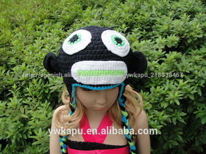 nuevo diseño del bebé de <span class=keywords><strong>invierno</strong></span> sombrero hecho a mano de ganchillo sombrero para las niñas - Product Image 1