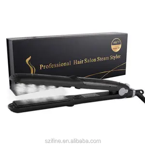 เตารีดไอน้ำฉลากส่วนตัว Flat Iron Argan Oil Steam Hair Straightener 2018นวัตกรรมผลิตภัณฑ์สำหรับ Home Salon ใช้