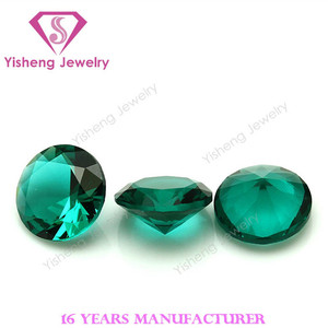 3.5ミリメートル緑のマシンカットパキスタンエメラルド工場ガラス石ビーズ - Product Image 6