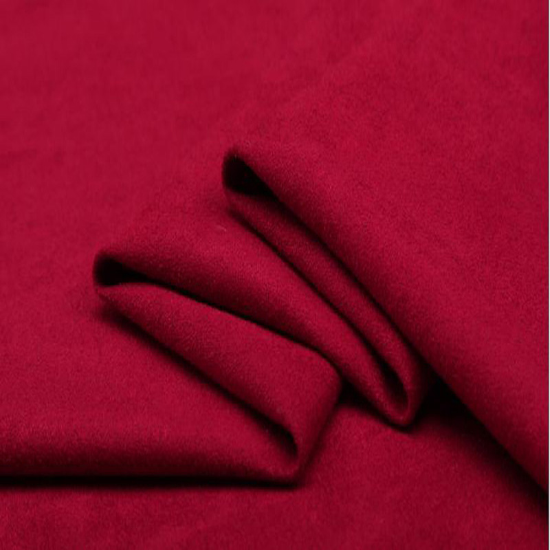 Drapery thick microfiber polyester spandex stretch heavy suede fabric for car interior