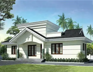 Luxury kit homes prefabricated house low cost real estate prefab homes