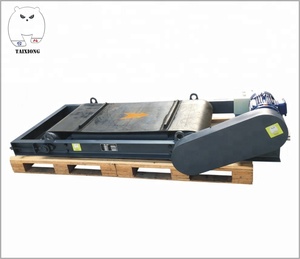 Automatische Reinigung Permanent aufhängung Kreuz riemen über Band Magnet abscheider