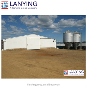 Prix bas cadre En Acier Préfabriqué bâtiments pour Poulet/Vache Volaille Hangar Agricole Ferme de poulet maison pour vente - Product Image 5