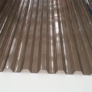 Clear and colored polycarbonate corrugated plastic roofing sheets for greenhouse